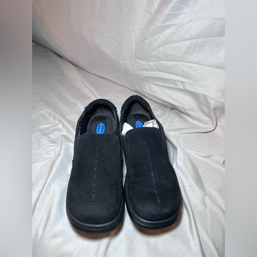 Dr. Scholl's Shoes Women' s Black Double Air-Pillo Slip-on Loafers - Sz 7